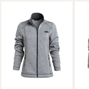 NWT Vortex Optics Anchor Point Fleece Full Zip Women's Jacket SZ Small Gray Warm